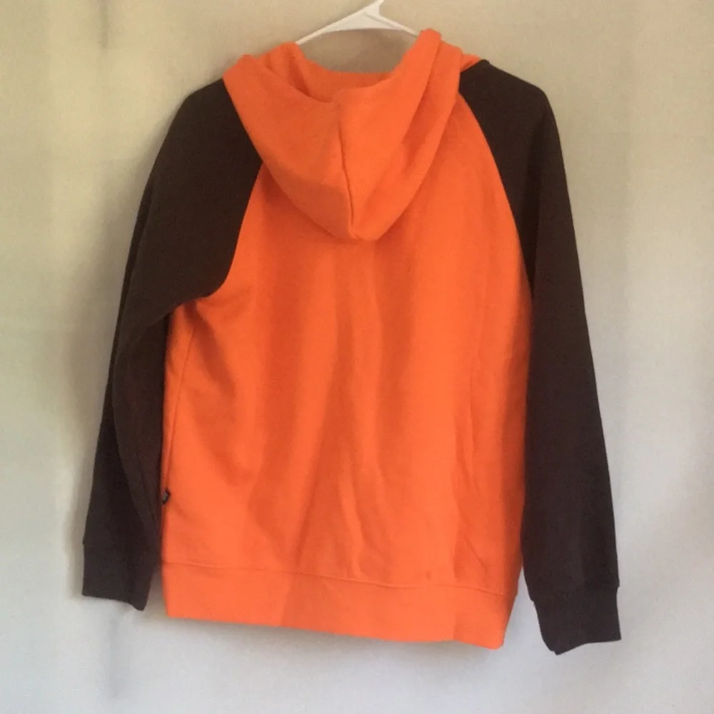 Unisex teens Soccer jacket full zip up hoodie sweater Sz L ( 14/16)